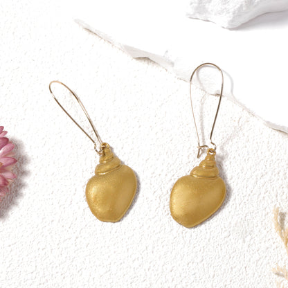 Delicate Artisan Gold Earring