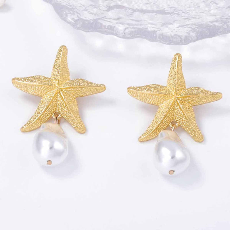 Delicate Artisan Pearl Earring