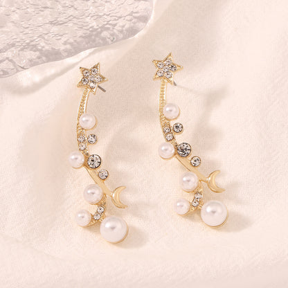 Beautiful Pearl Earring with Unique Style