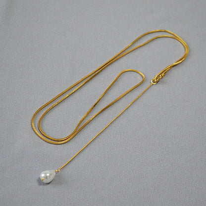 Vintage Handmade Gold Necklace