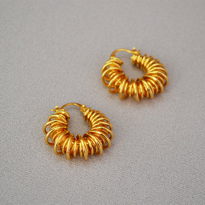 Beautiful Gold Earring with Unique Style