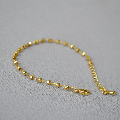 Delicate Artisan Gold Bracelet