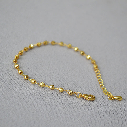 Delicate Artisan Gold Bracelet