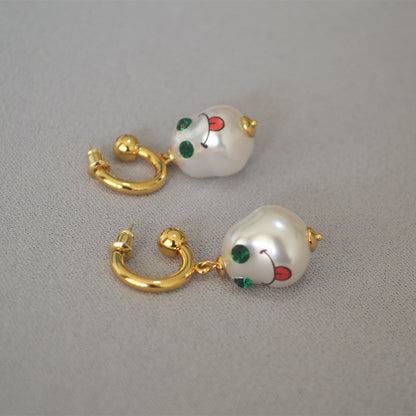 Vintage Handmade Pearl Earring