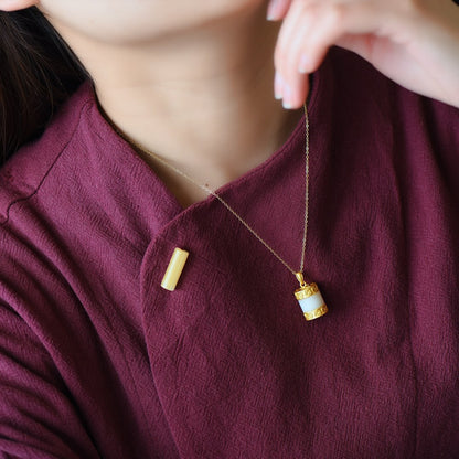 Delicate Artisan Gold Necklace