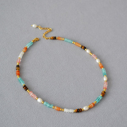 Delicate Artisan Pearl Necklace
