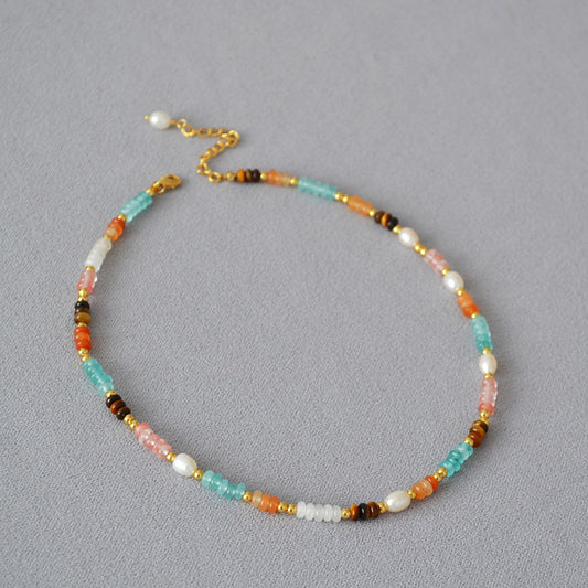 Delicate Artisan Pearl Necklace