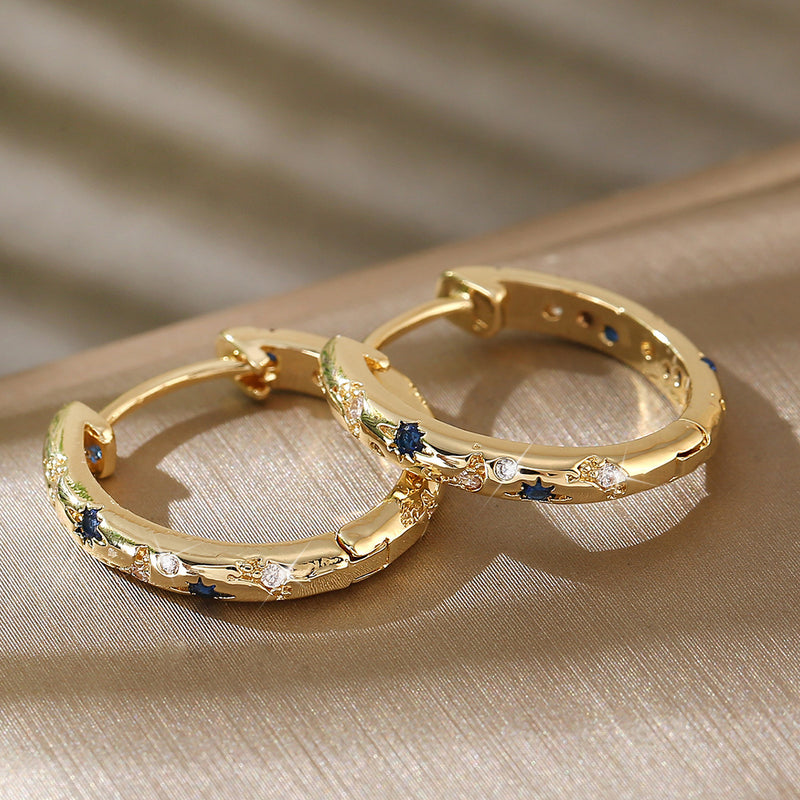 Vintage Handmade Gold Earring