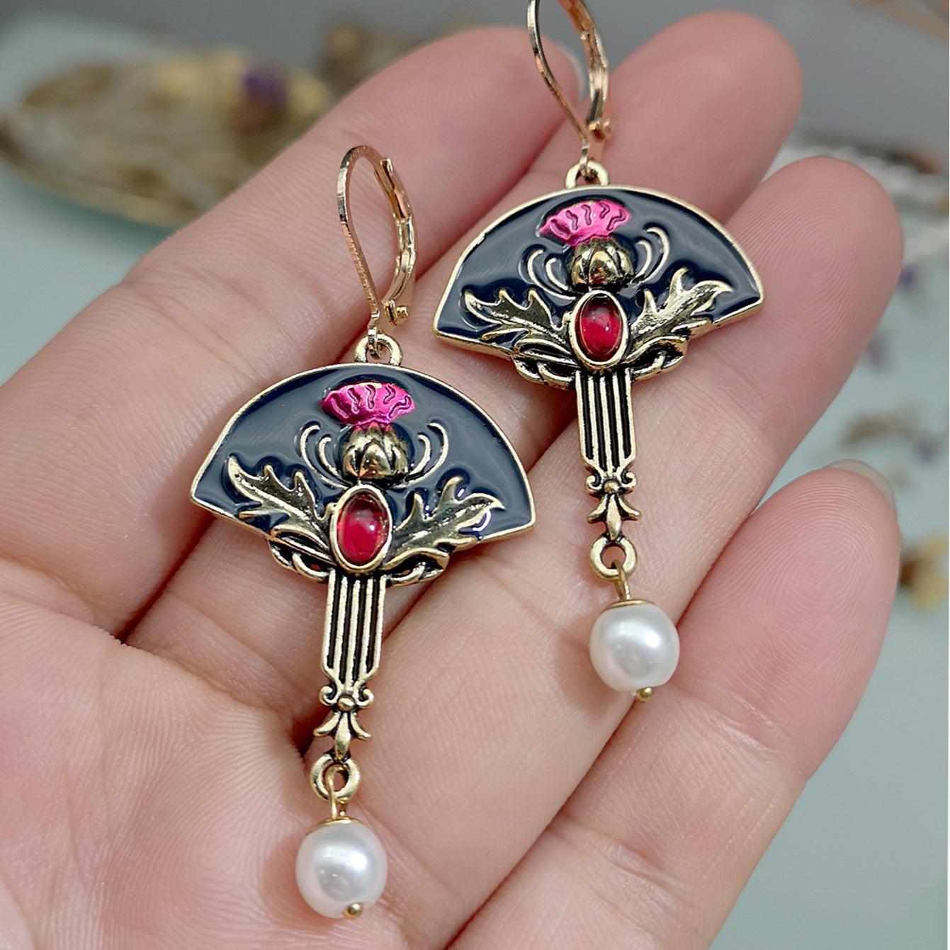 Stunning Pearl Earring for Daily Wear