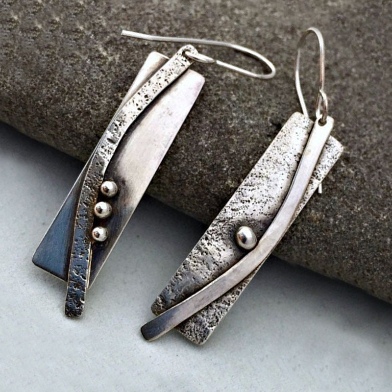 Vintage Handmade Silver Earring