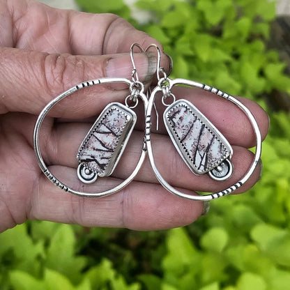 Delicate Artisan Silver Earring