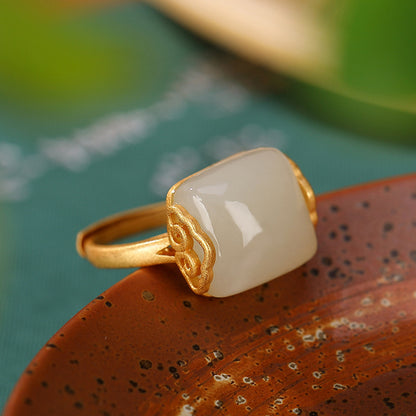 Delicate Artisan Gold Ring