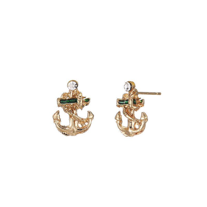 Vintage Handmade Gold Earring