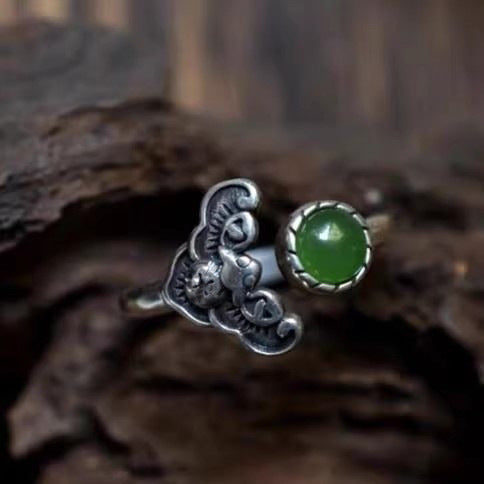 Delicate Artisan Gold Ring