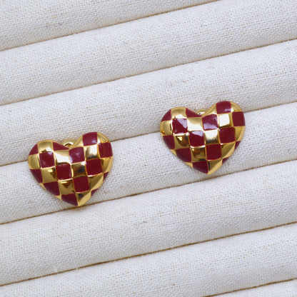 Delicate Artisan Gold Earring