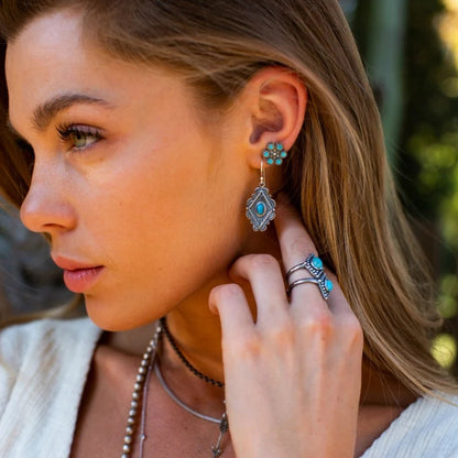 Delicate Artisan Silver Earring