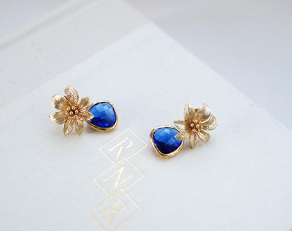 Vintage Handmade Gold Earring