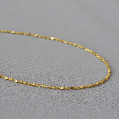 Vintage Handmade Gold Necklace