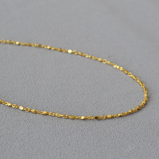 Vintage Handmade Gold Necklace