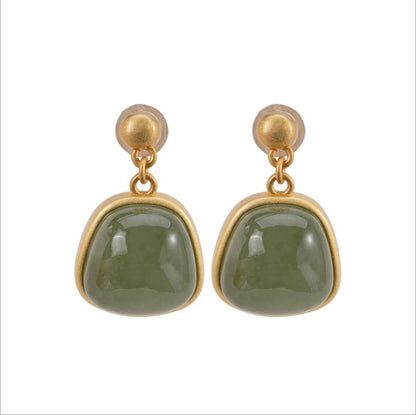Delicate Artisan Gold Earring