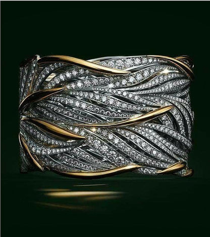 Delicate Artisan Gold Ring