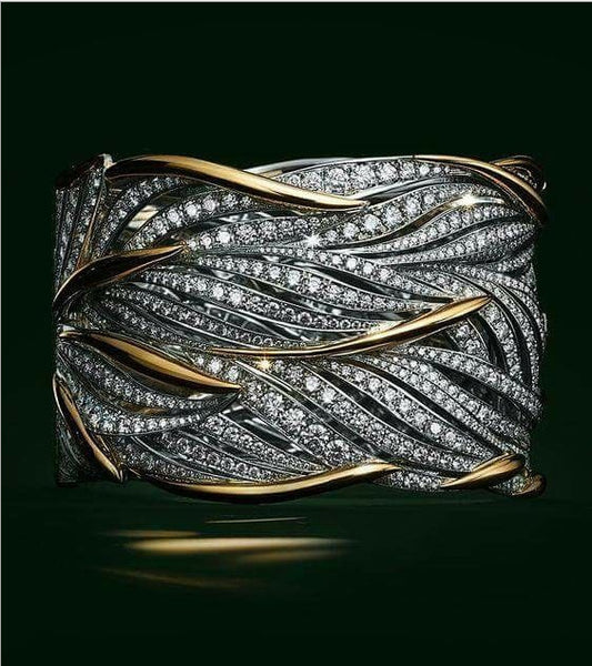 Delicate Artisan Gold Ring