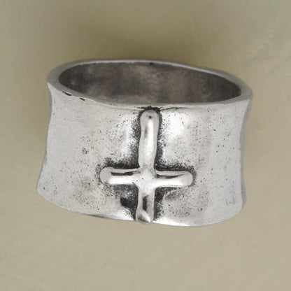 Delicate Artisan Silver Ring
