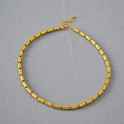 Delicate Artisan Gold Necklace