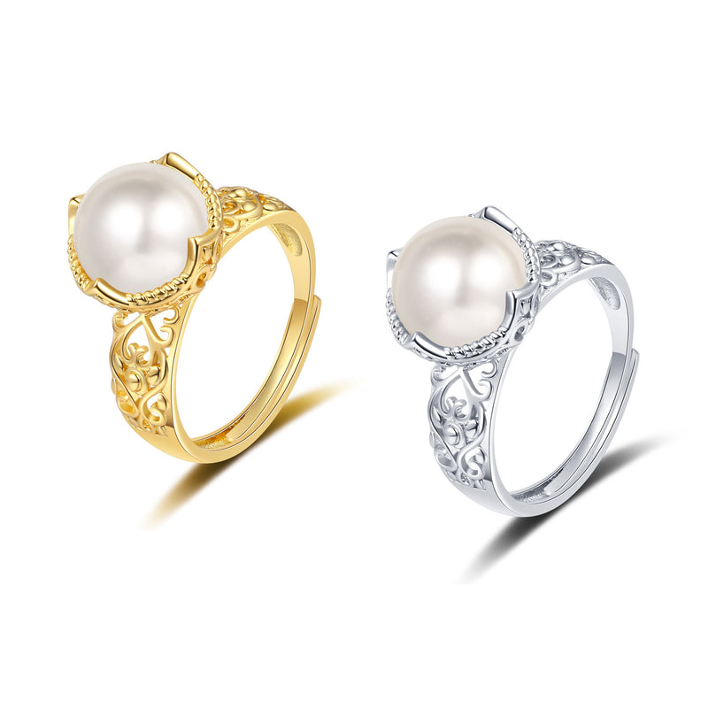 Romantic Pearl Ring for Special Moments