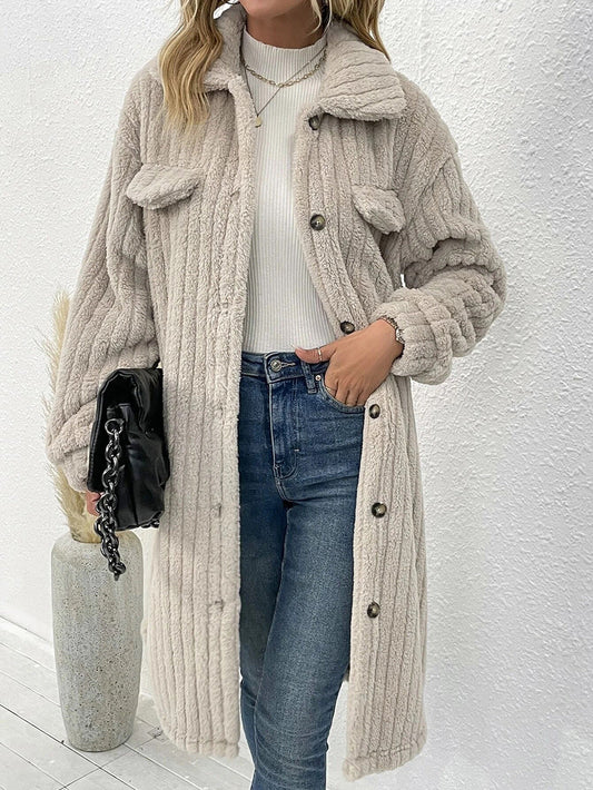 JO | Long women's coat with collar