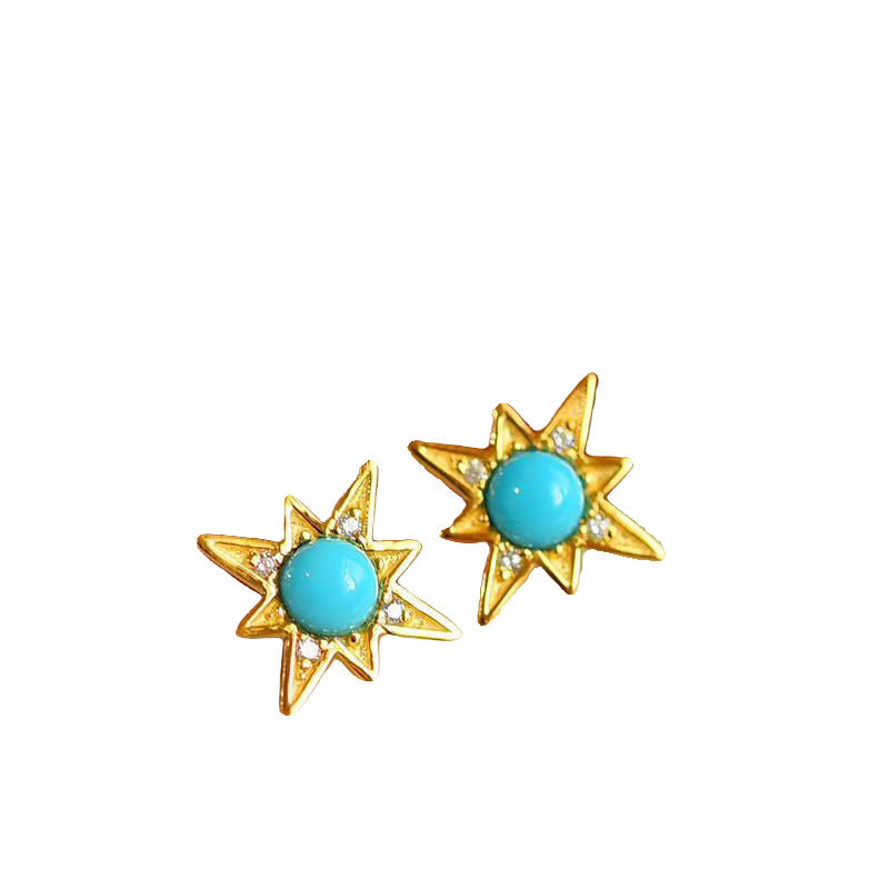 Vintage Handmade Silver Earring