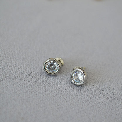 Vintage Handmade Silver Earring