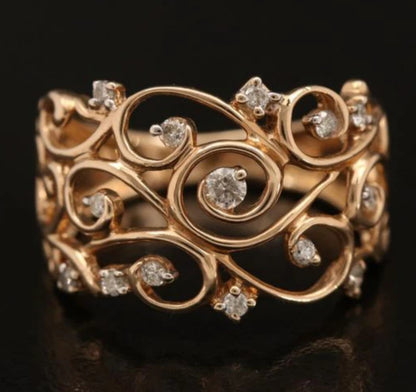 Vintage Handmade Gold Ring