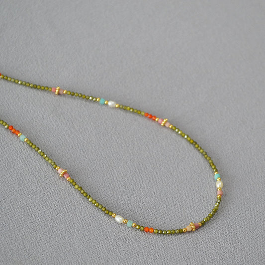 Delicate Artisan Pearl Necklace