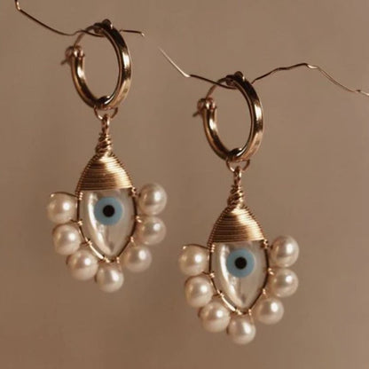 Delicate Artisan Pearl Earring