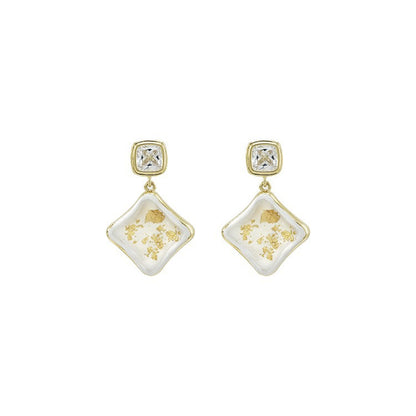 Delicate Artisan Gold Earring