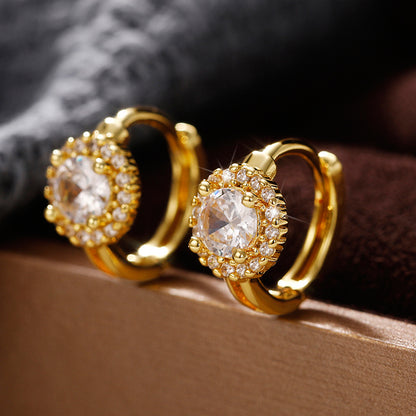 Vintage Handmade Gold Earring