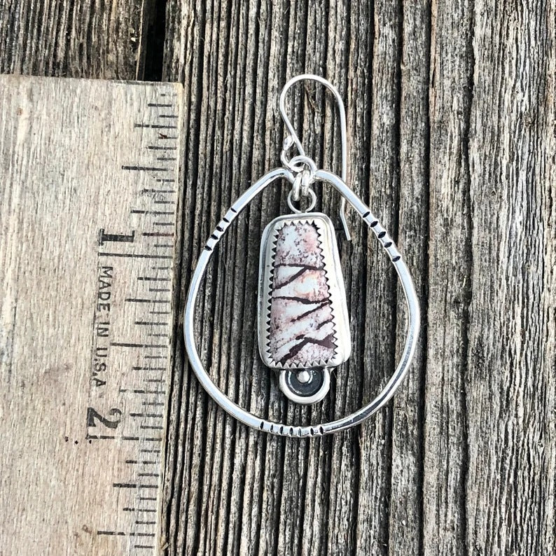 Delicate Artisan Silver Earring
