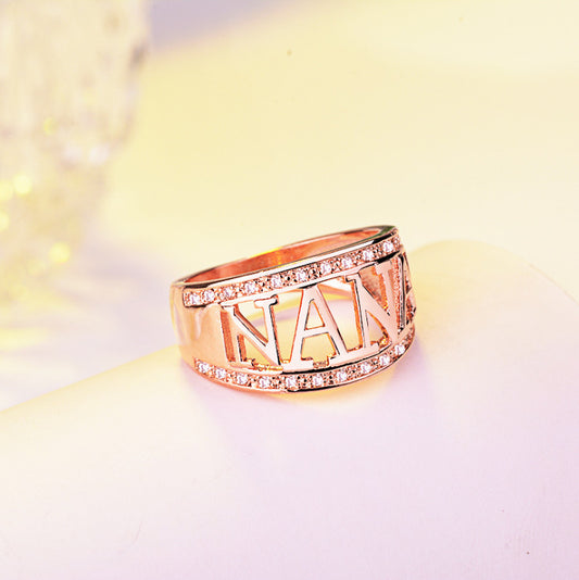 Delicate Artisan Gold Ring