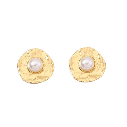 Delicate Artisan Pearl Earring