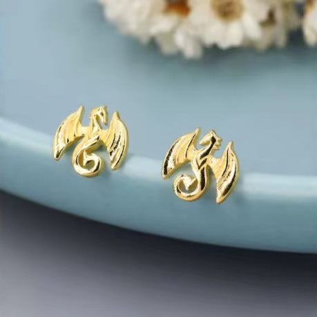 Vintage Handmade Gold Earring