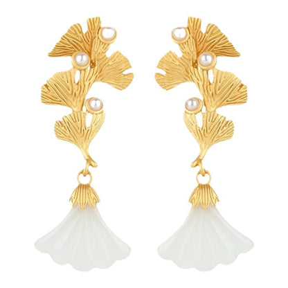 Vintage Handmade Gold Earring