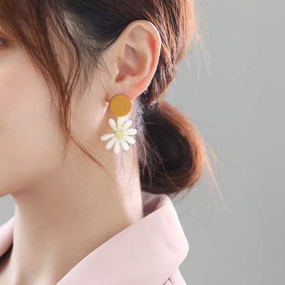 Delicate Artisan Silver Earring