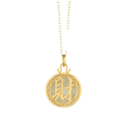 Beautiful Gold Pendant with Unique Style