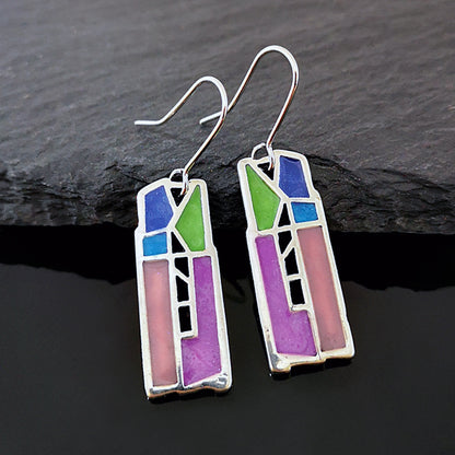 Vintage Handmade Silver Earring