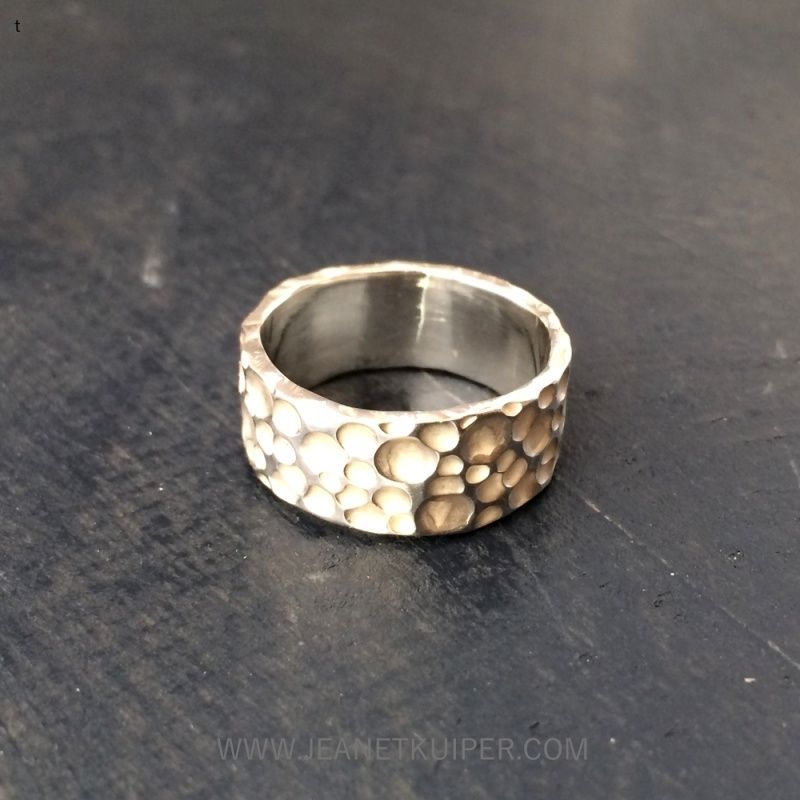 Delicate Artisan Silver Ring