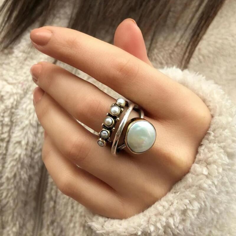 Vintage Handmade Pearl Ring