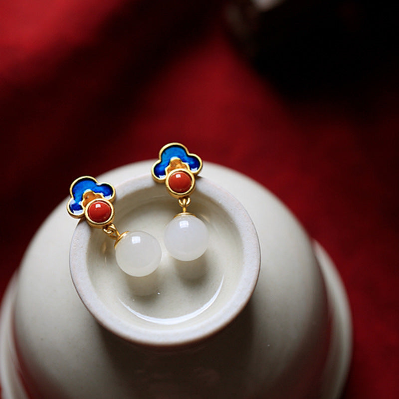 Vintage Handmade Gold Earring