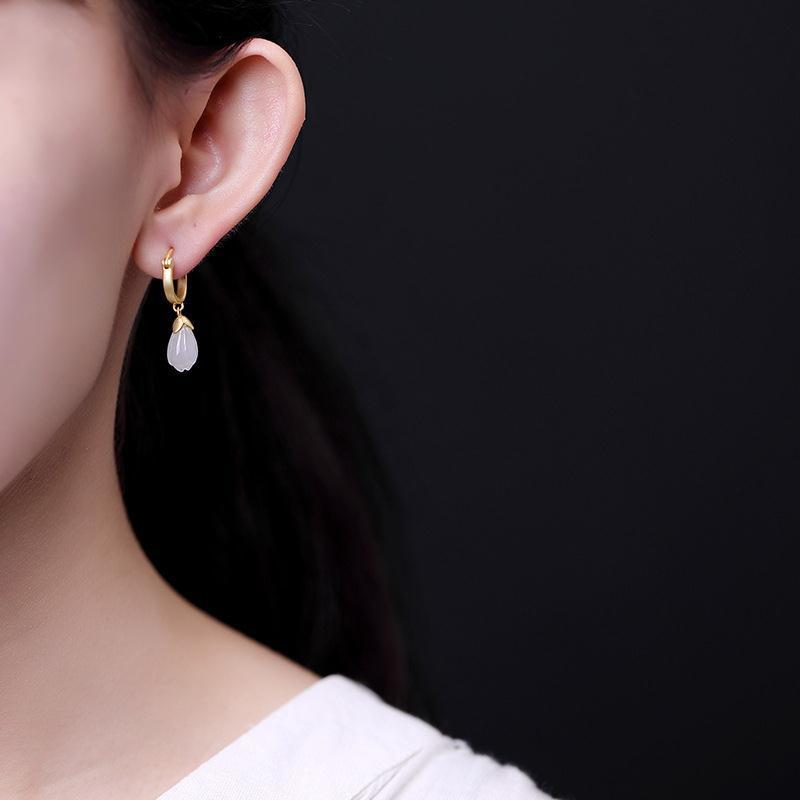 Vintage Handmade Silver Earring