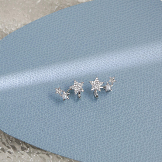 Delicate Artisan Pearl Earring